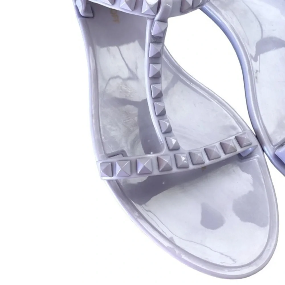 Rebecca Minkoff lilac opaque Sava sandal
